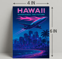 Hawaii Experience the Future Poster PosterGoat