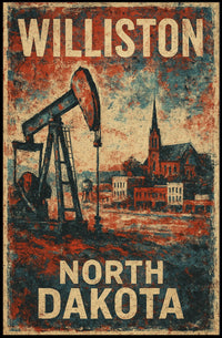 Williston, North Dakota Poster