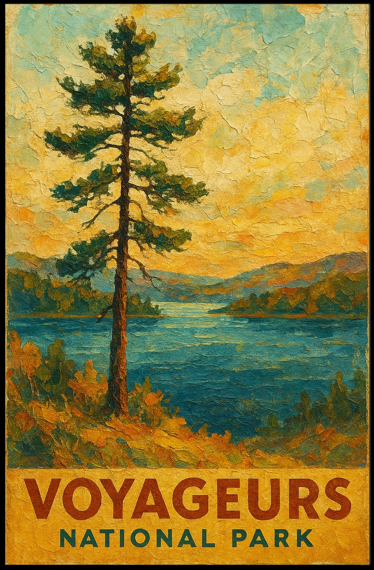 Voyageurs National Park Poster