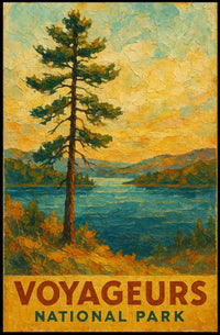 Voyageurs National Park Poster