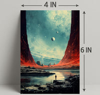 Cosmic Landscape Exploration Poster PosterGoat