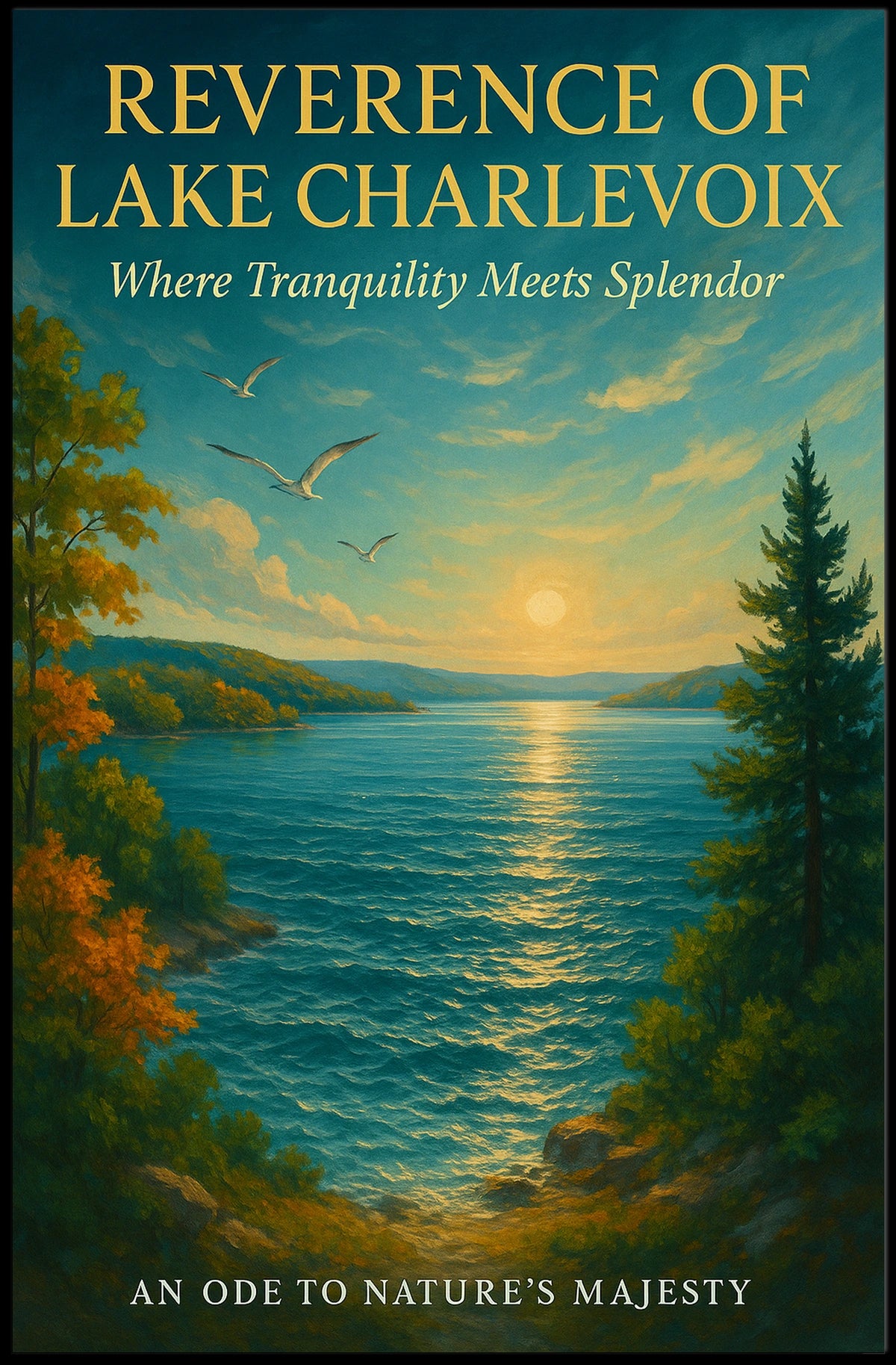Reverence Of Lake Charlevoix Poster