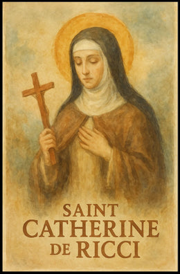 Saint Catherine de Ricci Religious Figure Wall Poster