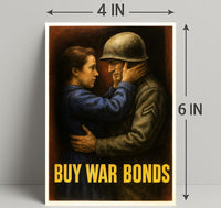 Buy War Bonds Poster PosterGoat