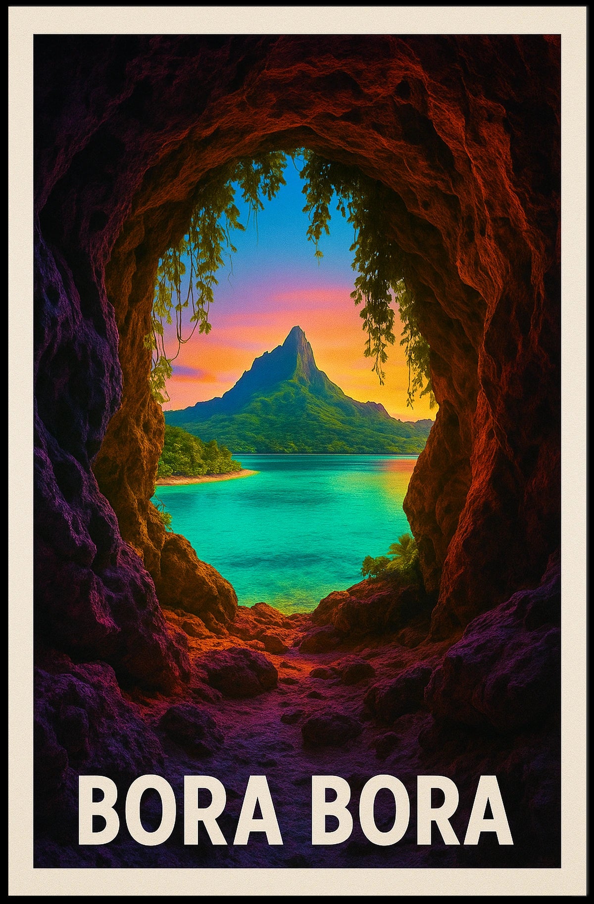 Bora Bora Paradise Poster