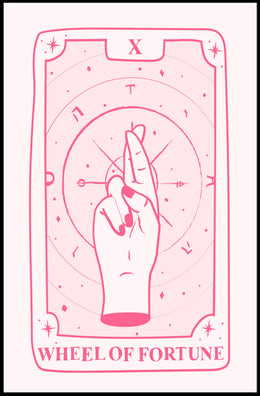 Wheel of Fortune Tarot Art Print - Abstract or Artistic Poster PosterGoat