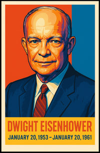 Dwight Eisenhower Presidential Tenure Poster