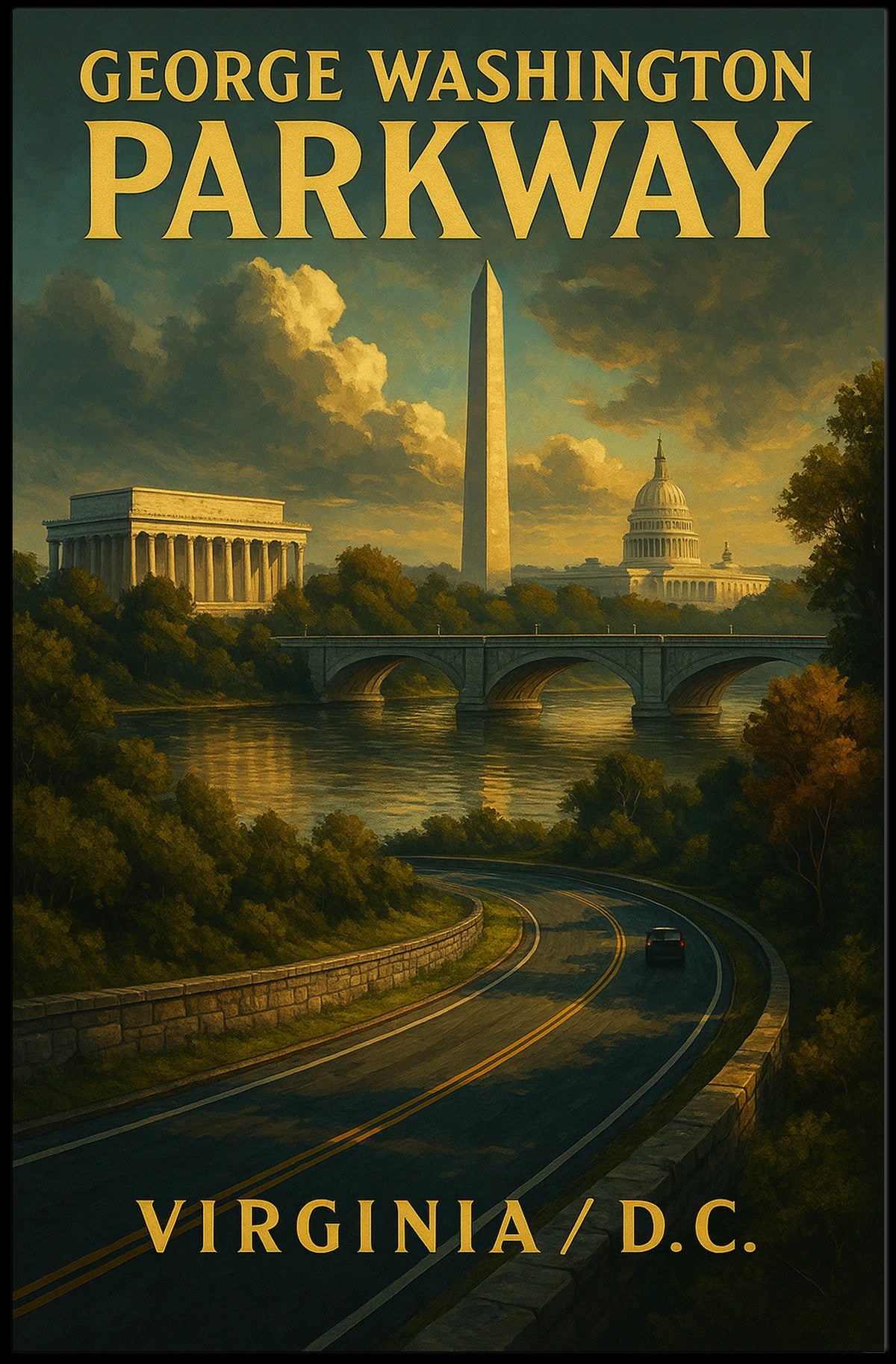 George Washington Parkway Poster