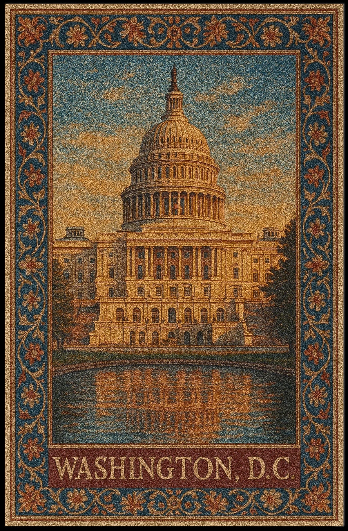 Washington, D.C. Capitol Building Poster
