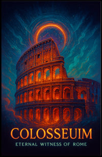 Colosseum Eternal Witness of Rome Poster