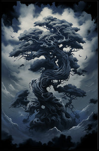 Enchanted Twilight Tree Poster PosterGoat