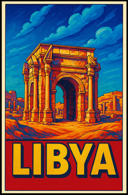 Libya Ancient Ruins Poster