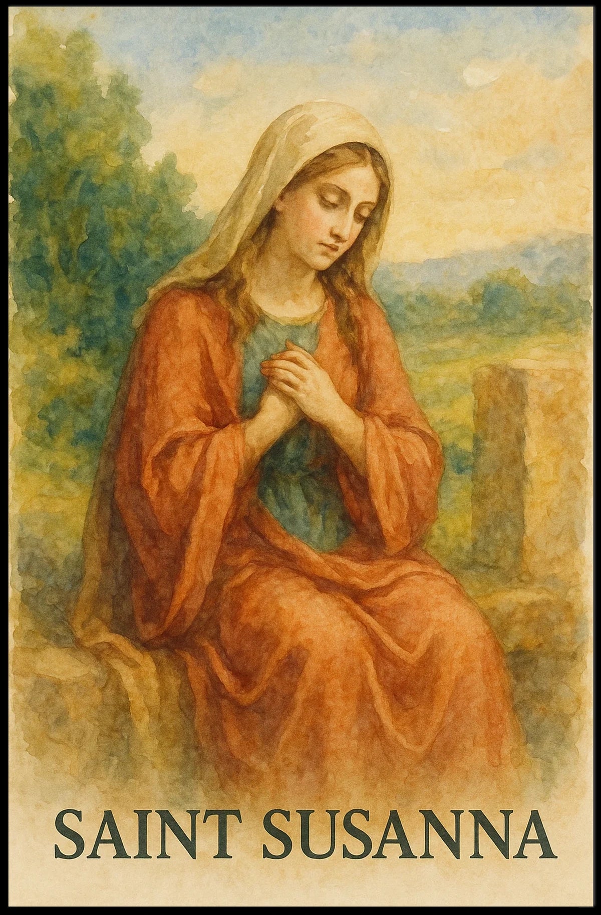 Saint Susanna Scene Poster