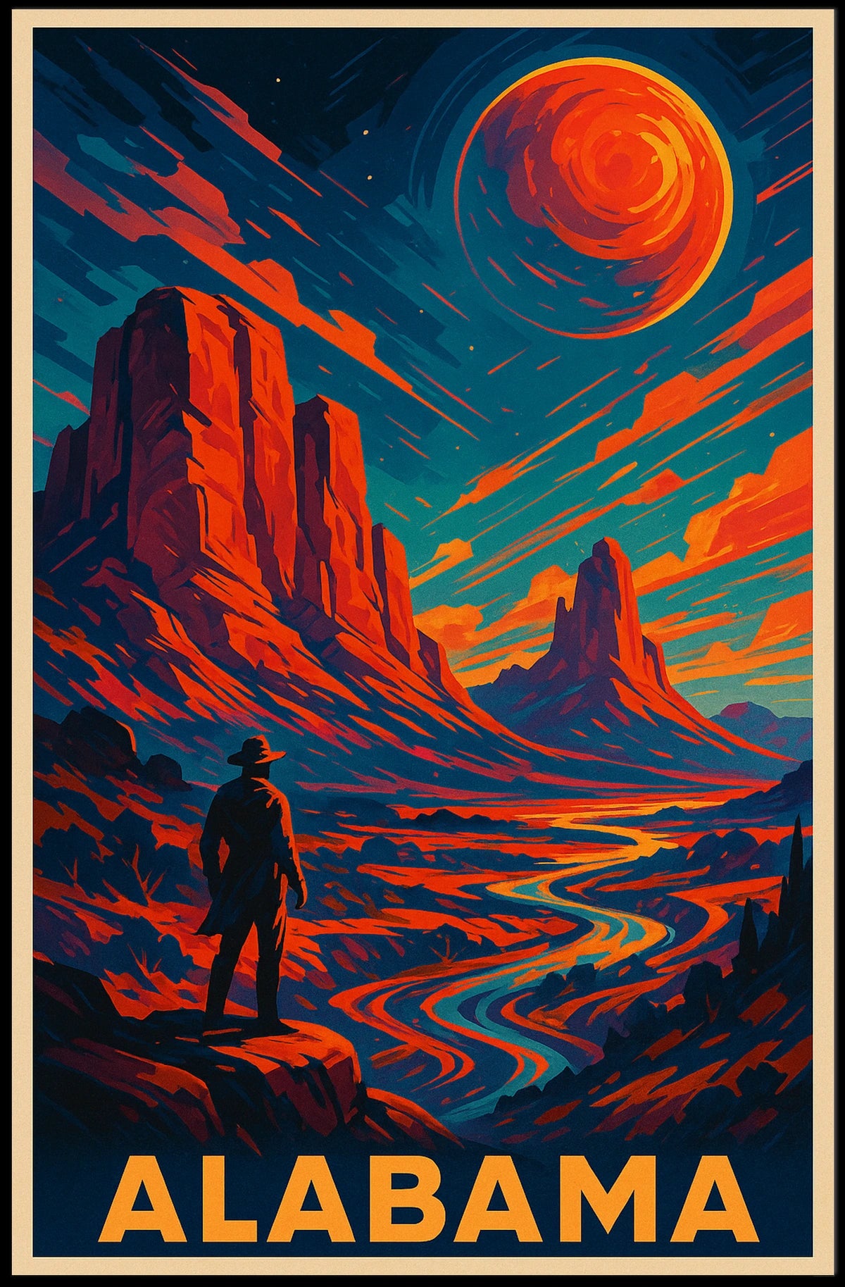 Alabama Landscape Poster