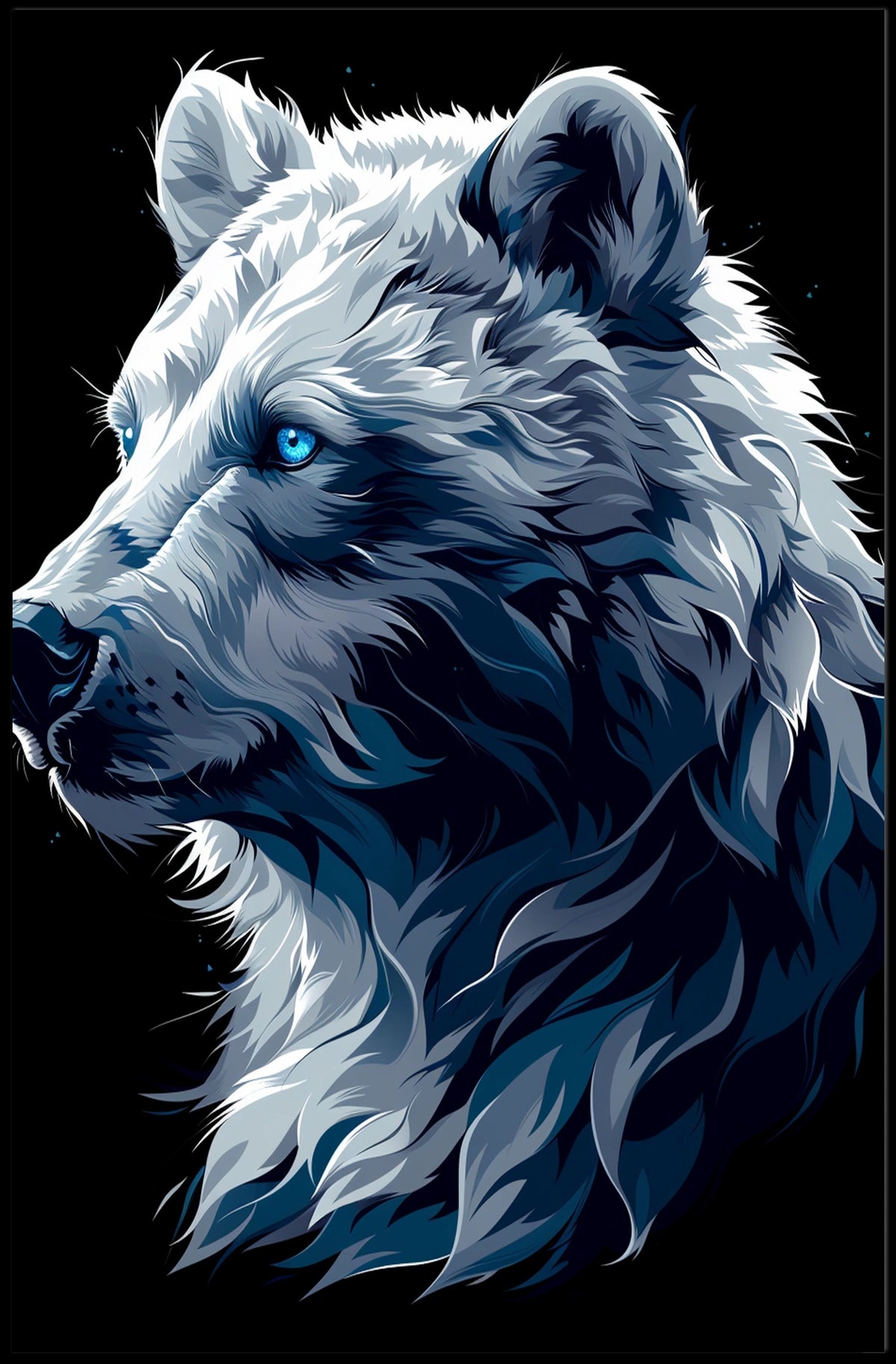 Majestic Bear Portrait Poster
