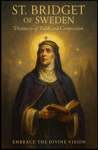 Saint Bridget Of Sweden Visionary Faith Poster