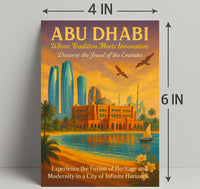 Abu Dhabi: Fusion of Tradition and Innovation Urban Poster