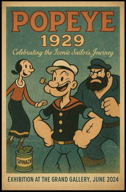 Popeye 1929 Art Poster POP-07