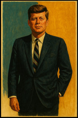 Mid-20th Century John F Kennedy Classic Portrait Poster