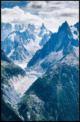 Majestic Mountain Range Poster