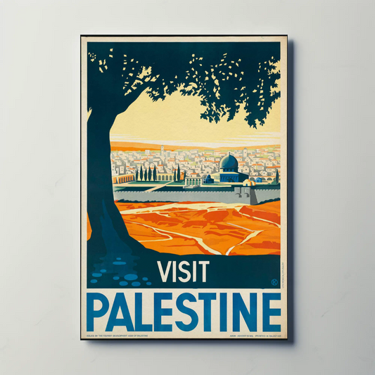 Visit Palestine Travel Poster
