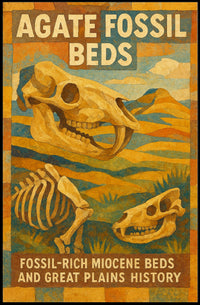 Agate Fossil Beds Fossil-Rich Miocene Poster