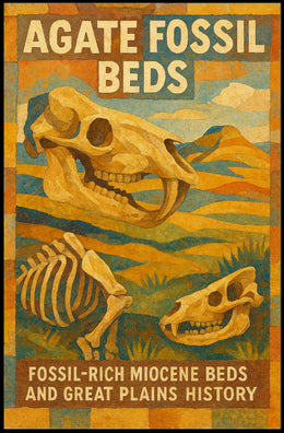 Agate Fossil Beds Fossil-Rich Miocene Poster