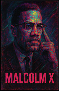 Malcolm X Iconic Leader Poster
