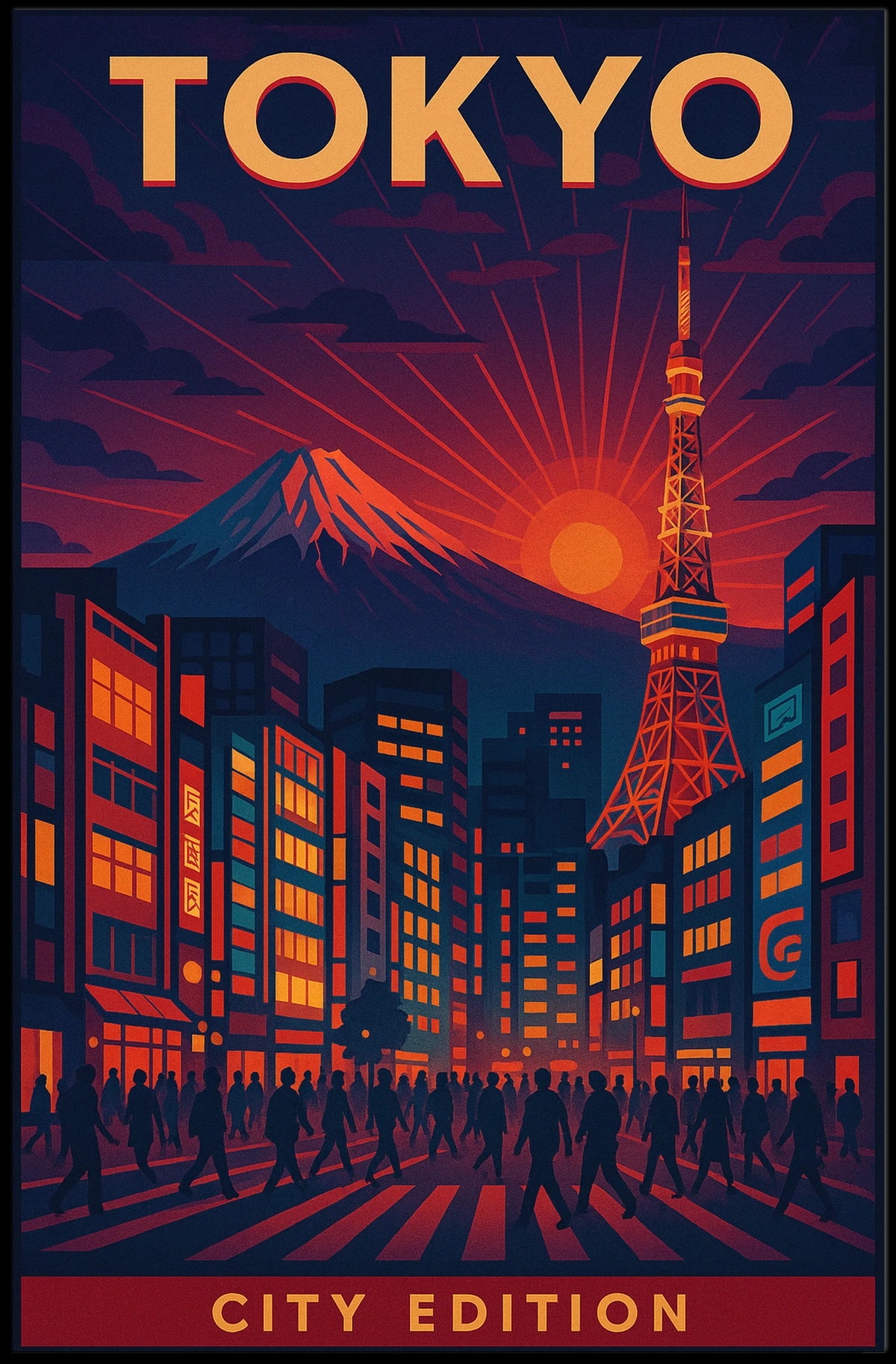 Tokyo City Edition Poster