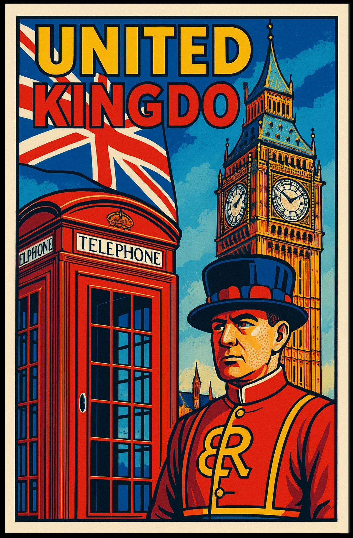 Iconic United Kingdom Poster
