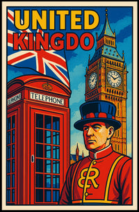 Iconic United Kingdom Poster