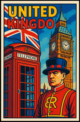 Iconic United Kingdom Poster