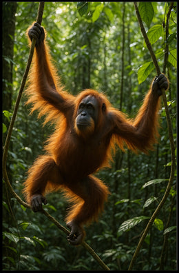 Orangutan in the Wild Poster