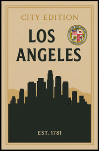 Los Angeles City Edition Poster