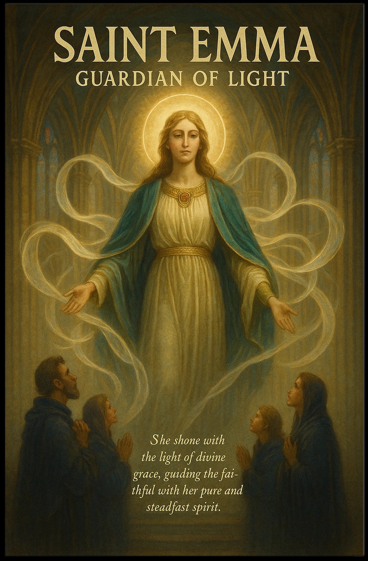 Saint Emma Guardian Of Light Poster