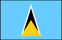 Saint Lucia Flag Poster