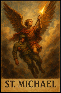St. Michael Protector And Warrior Poster