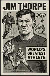 Jim Thorpe A Legendary Athlete Poster