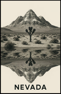 Nevada Landscape Reflection Poster