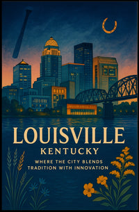 Louisville, Kentucky Tradition Meets Innovation Poster