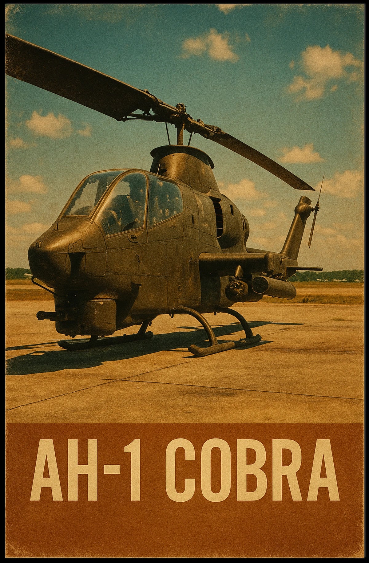 Ah-1 Cobra Helicopter Poster
