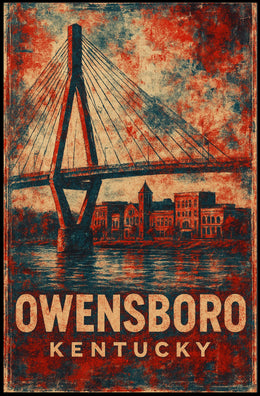 Owensboro Kentucky Scenic Wanderlust Poster