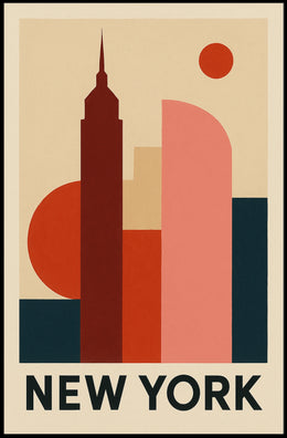 New York Skyline Art Poster