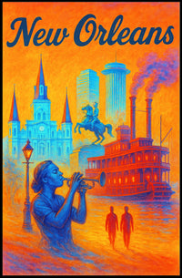 New Orleans Vibes Poster PosterGoat