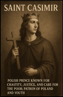 Saint Casimir Patron Of Poland And Poster