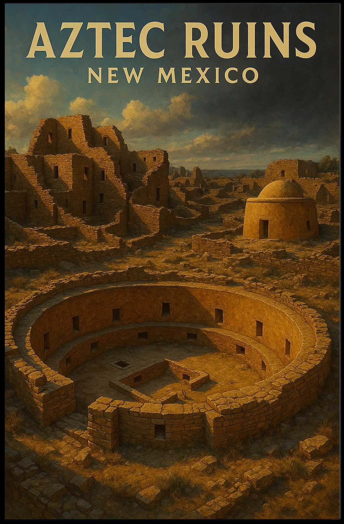 Aztec Ruins New Mexico Poster