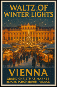 Waltz Of Winter Lights Poster
