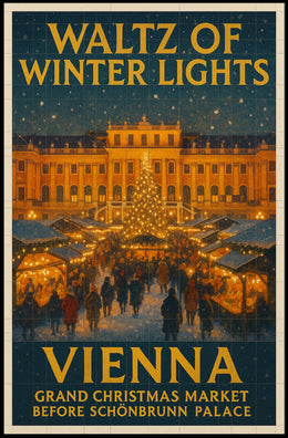 Waltz Of Winter Lights Poster