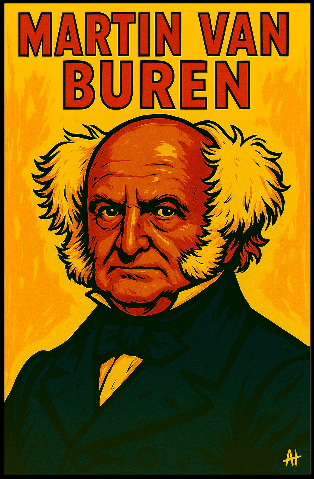 Martin Van Buren Vintage Timeless Poster