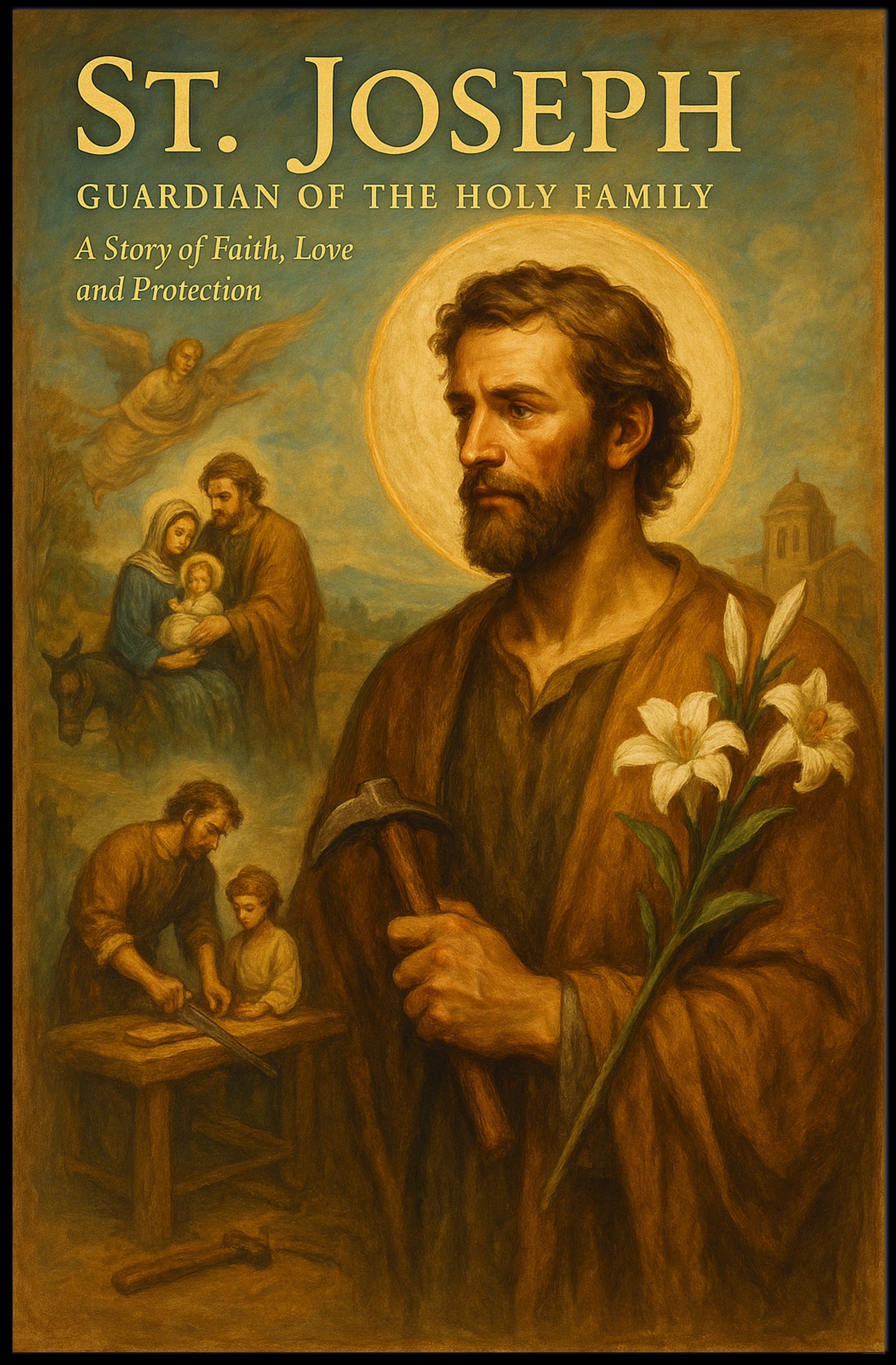 St. Joseph Guardian Of The Holy Family Poster